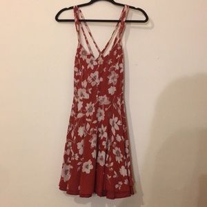 UO -KIMCHI BLUE orange floral dress